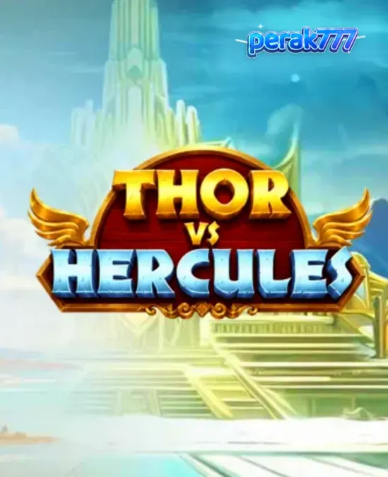 Tampilan visual slot Thor vs Hercules dengan latar belakang mitologi yang epik
